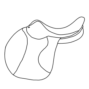 Antares Comfort saddle line drawing