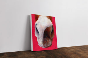 nose series 5th canvas print side