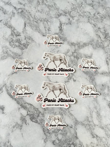 Ponies & Panic Attacks Sticker