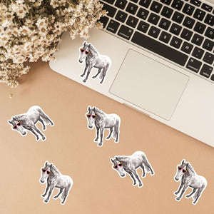 Gelding Gang in Party Glasses Stickers